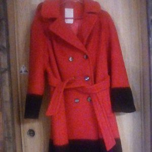 VINTAGE RARE HUDSON BAY WOOL BLANKET COAT...MINT